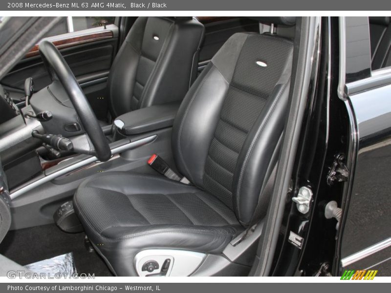Black / Black 2008 Mercedes-Benz ML 63 AMG 4Matic