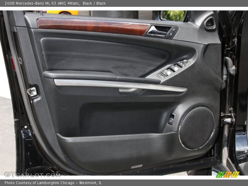 Black / Black 2008 Mercedes-Benz ML 63 AMG 4Matic