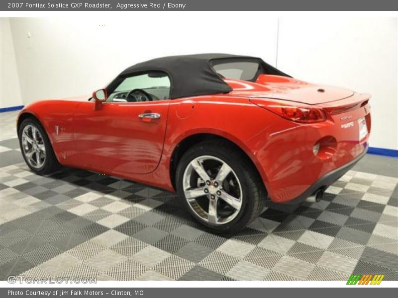 Aggressive Red / Ebony 2007 Pontiac Solstice GXP Roadster