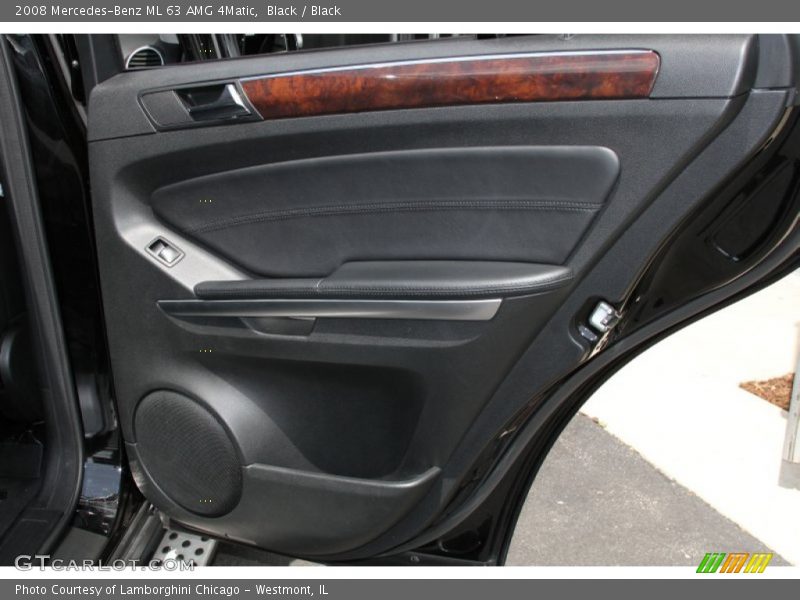 Black / Black 2008 Mercedes-Benz ML 63 AMG 4Matic