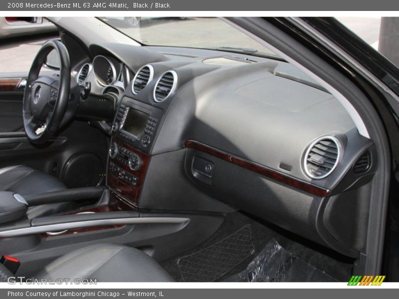 Black / Black 2008 Mercedes-Benz ML 63 AMG 4Matic