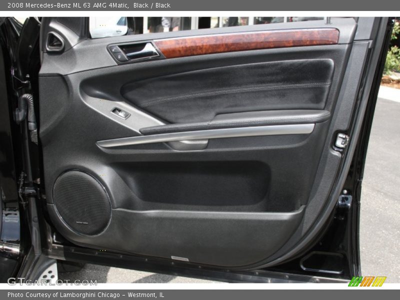 Black / Black 2008 Mercedes-Benz ML 63 AMG 4Matic
