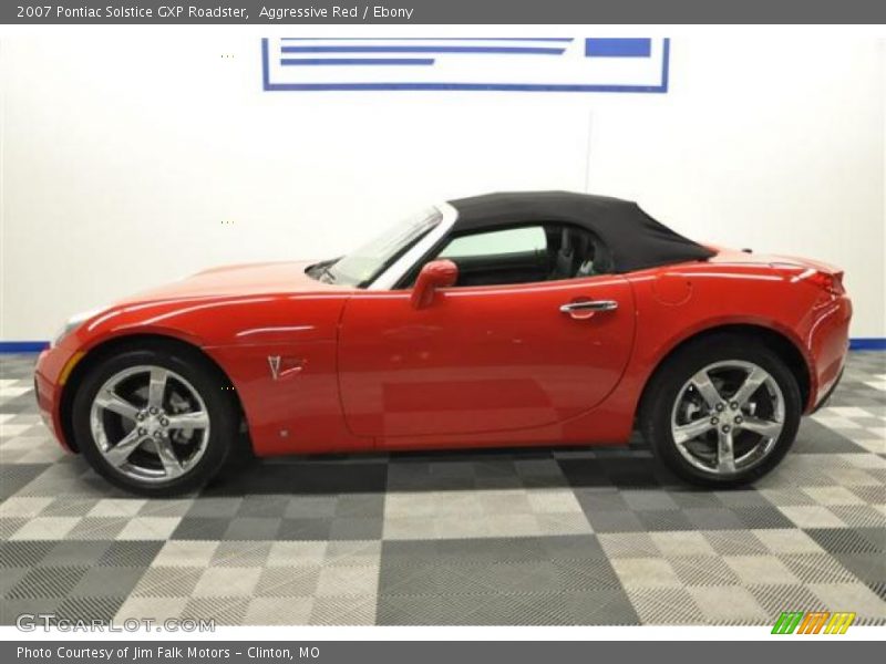 Aggressive Red / Ebony 2007 Pontiac Solstice GXP Roadster