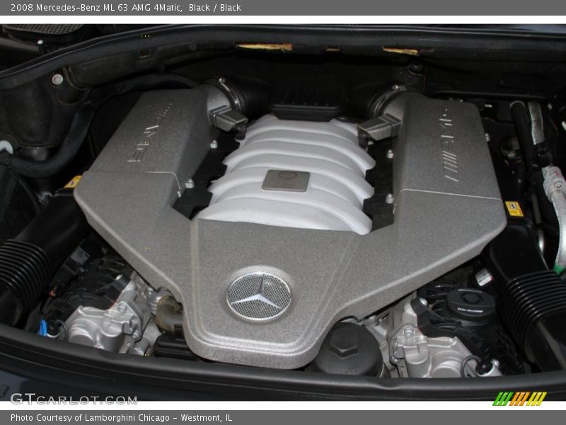 Black / Black 2008 Mercedes-Benz ML 63 AMG 4Matic