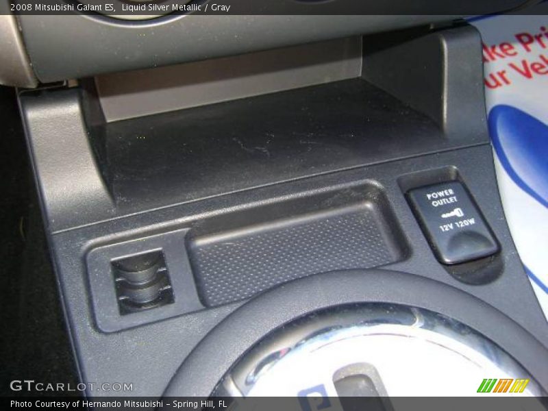 Liquid Silver Metallic / Gray 2008 Mitsubishi Galant ES