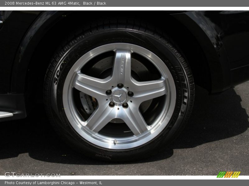 Black / Black 2008 Mercedes-Benz ML 63 AMG 4Matic