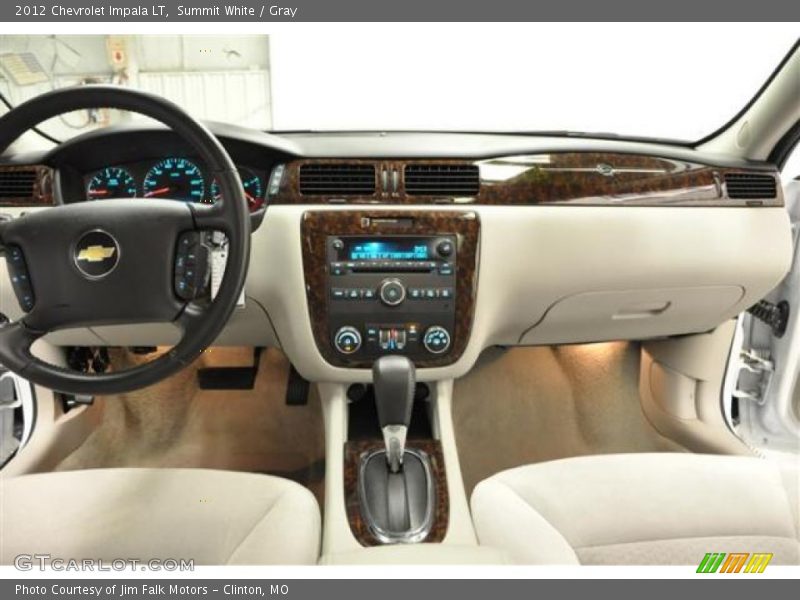 Summit White / Gray 2012 Chevrolet Impala LT