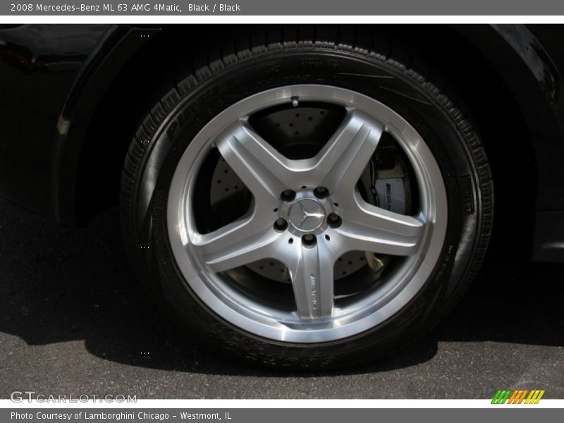 Black / Black 2008 Mercedes-Benz ML 63 AMG 4Matic