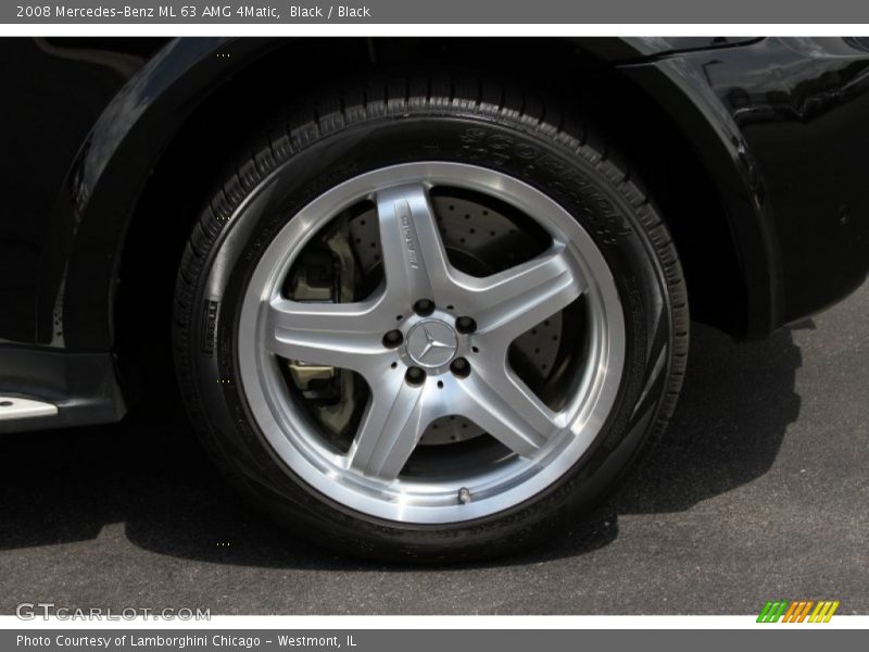 Black / Black 2008 Mercedes-Benz ML 63 AMG 4Matic