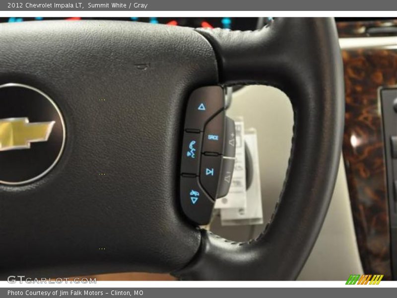 Summit White / Gray 2012 Chevrolet Impala LT