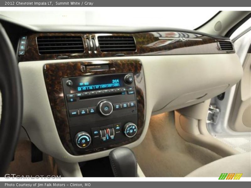 Summit White / Gray 2012 Chevrolet Impala LT