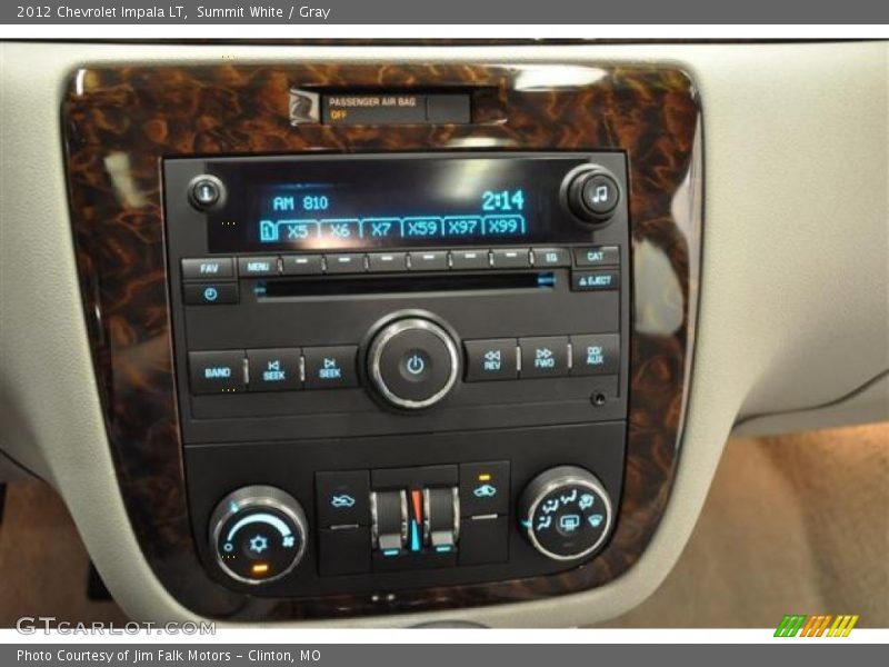 Summit White / Gray 2012 Chevrolet Impala LT