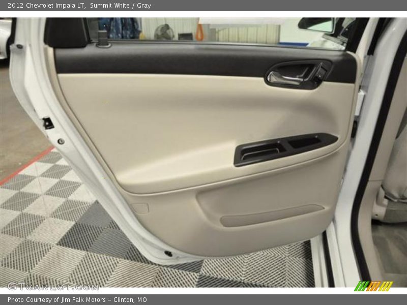 Summit White / Gray 2012 Chevrolet Impala LT