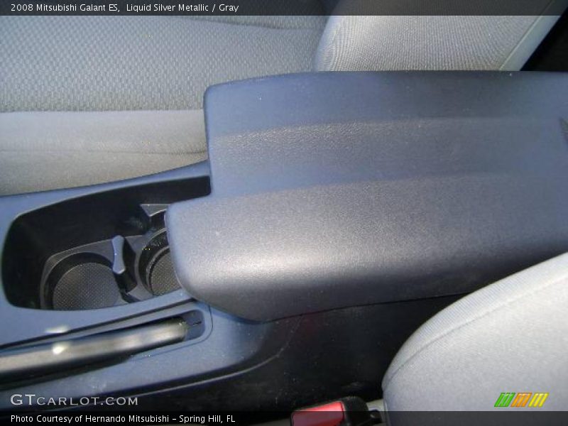 Liquid Silver Metallic / Gray 2008 Mitsubishi Galant ES