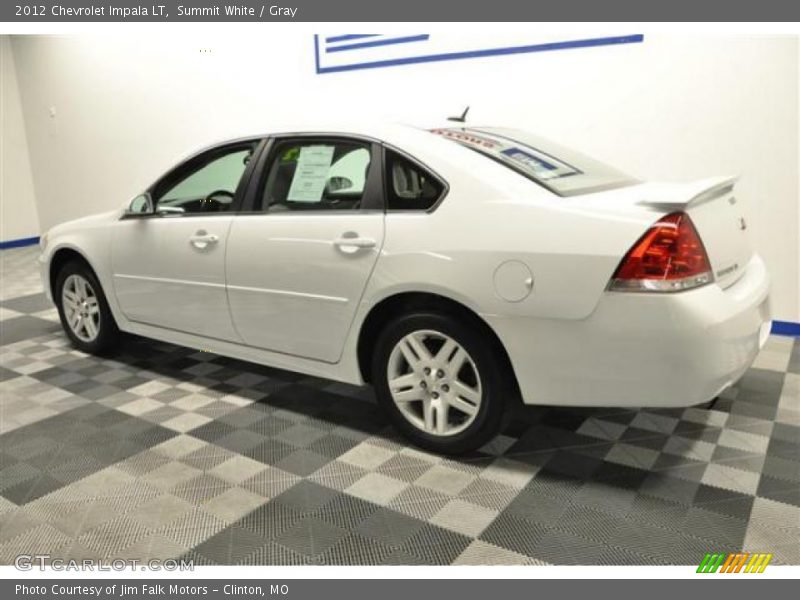 Summit White / Gray 2012 Chevrolet Impala LT