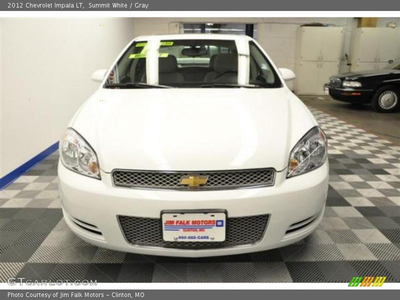 Summit White / Gray 2012 Chevrolet Impala LT