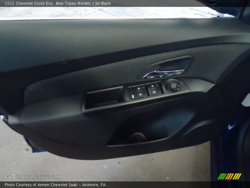 Blue Topaz Metallic / Jet Black 2012 Chevrolet Cruze Eco