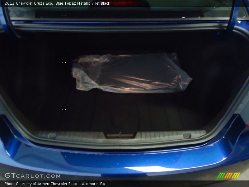 Blue Topaz Metallic / Jet Black 2012 Chevrolet Cruze Eco