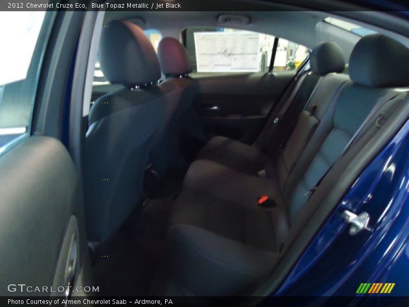 Blue Topaz Metallic / Jet Black 2012 Chevrolet Cruze Eco