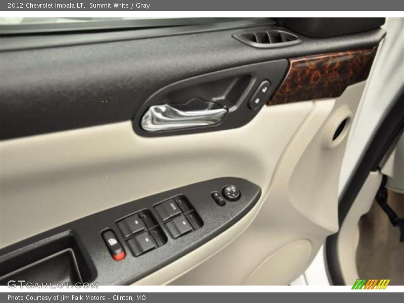 Summit White / Gray 2012 Chevrolet Impala LT