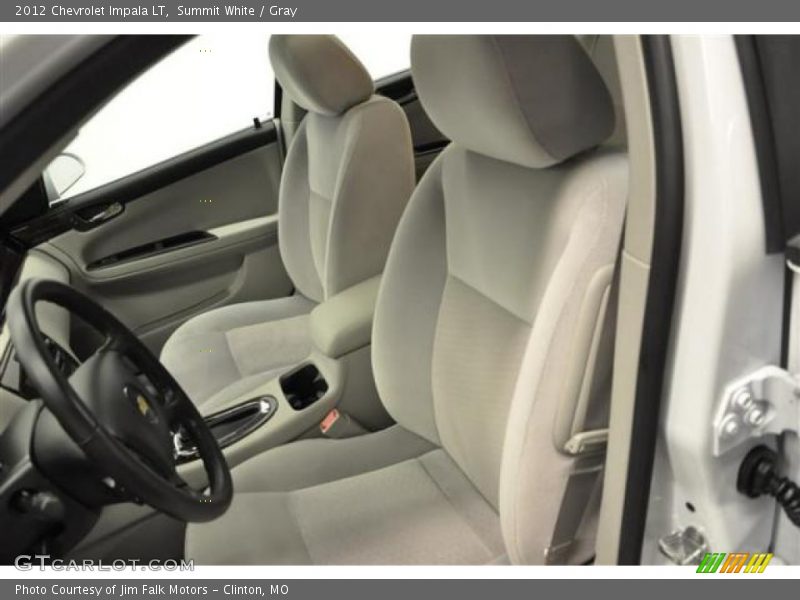 Summit White / Gray 2012 Chevrolet Impala LT