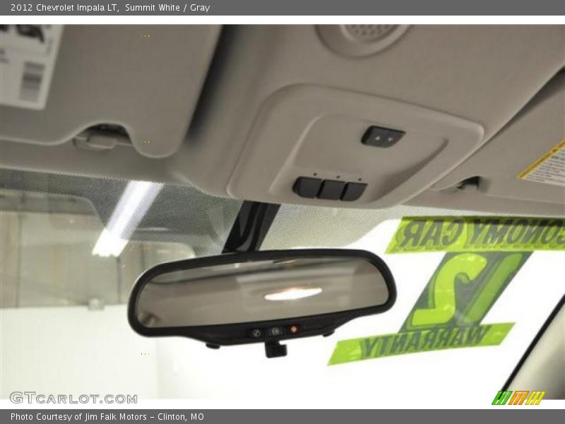 Summit White / Gray 2012 Chevrolet Impala LT