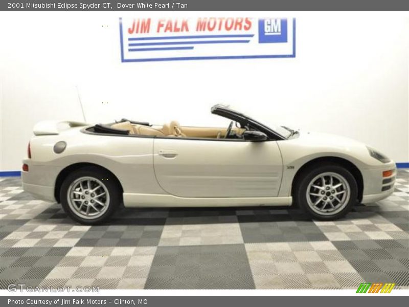 Dover White Pearl / Tan 2001 Mitsubishi Eclipse Spyder GT
