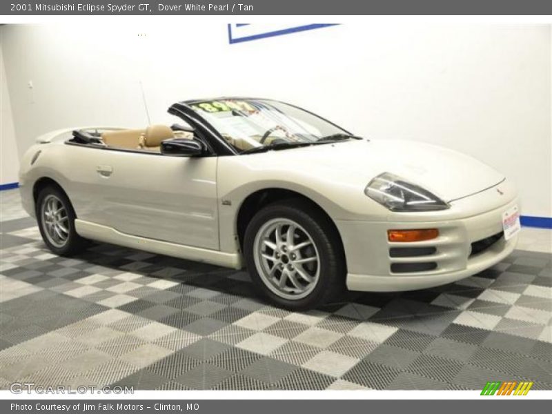 Dover White Pearl / Tan 2001 Mitsubishi Eclipse Spyder GT