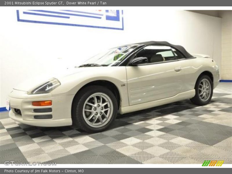 Dover White Pearl / Tan 2001 Mitsubishi Eclipse Spyder GT