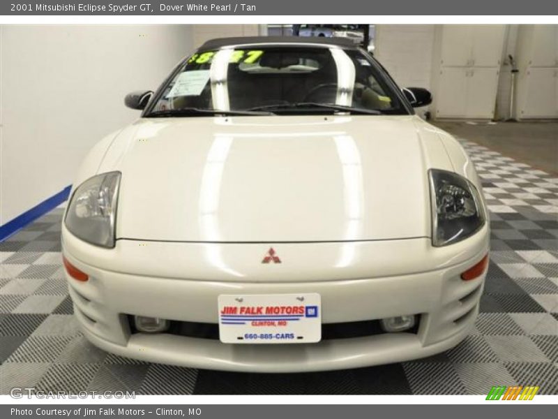 Dover White Pearl / Tan 2001 Mitsubishi Eclipse Spyder GT