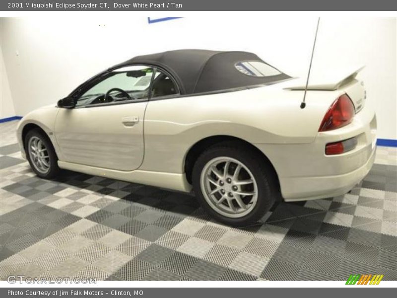 Dover White Pearl / Tan 2001 Mitsubishi Eclipse Spyder GT