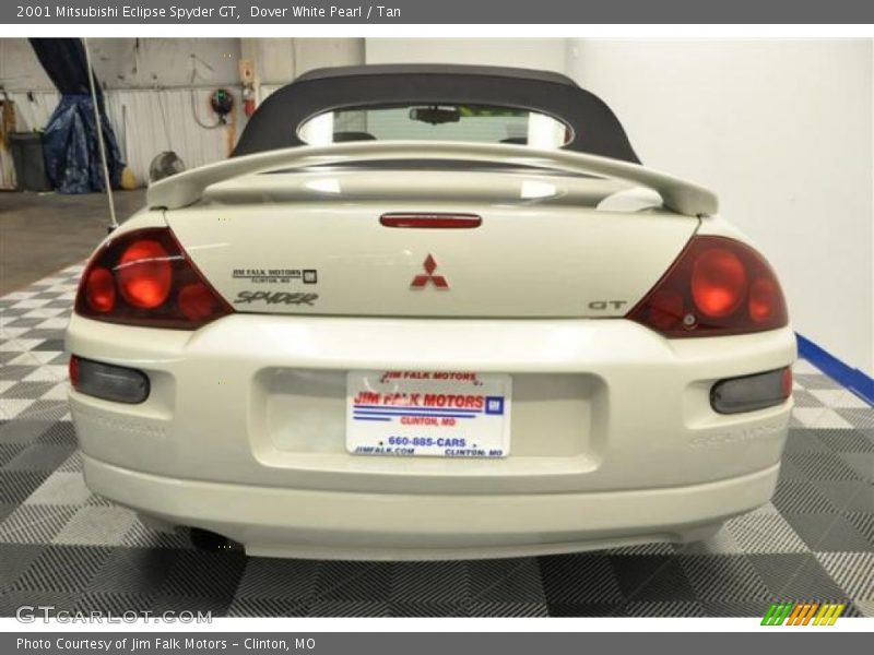 Dover White Pearl / Tan 2001 Mitsubishi Eclipse Spyder GT