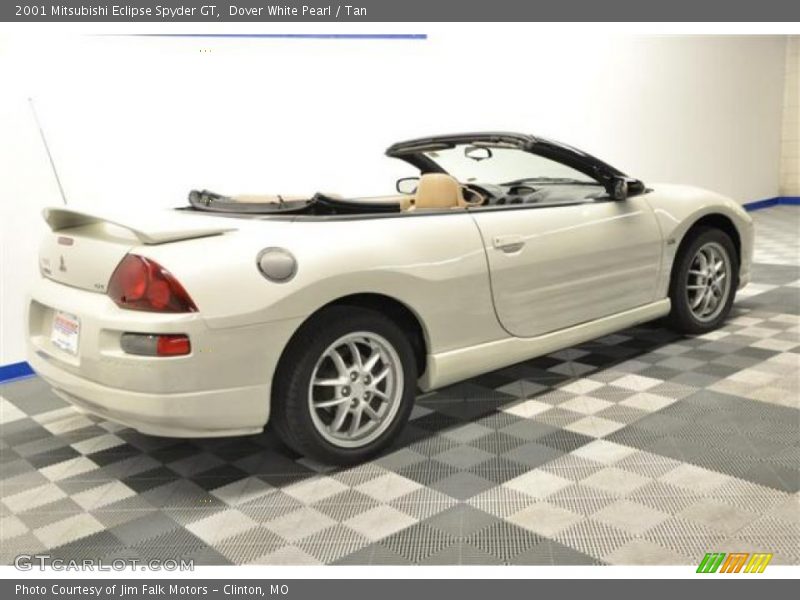 Dover White Pearl / Tan 2001 Mitsubishi Eclipse Spyder GT