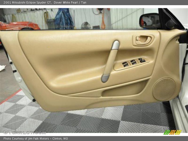 Dover White Pearl / Tan 2001 Mitsubishi Eclipse Spyder GT