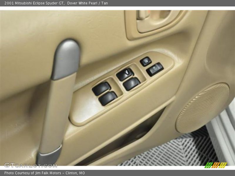 Dover White Pearl / Tan 2001 Mitsubishi Eclipse Spyder GT