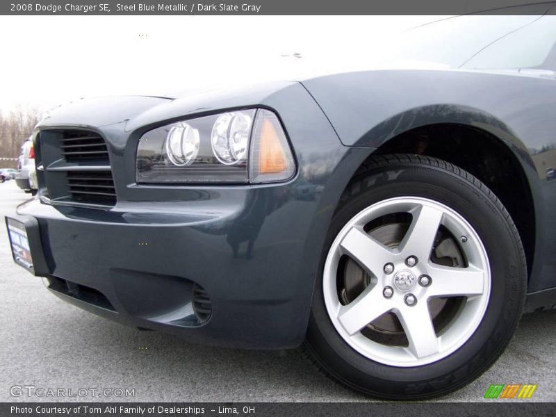 Steel Blue Metallic / Dark Slate Gray 2008 Dodge Charger SE