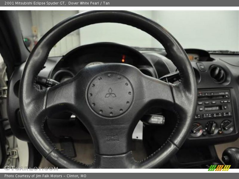 Dover White Pearl / Tan 2001 Mitsubishi Eclipse Spyder GT