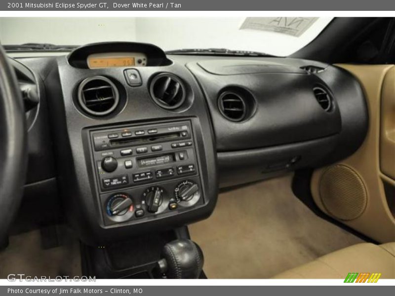 Dover White Pearl / Tan 2001 Mitsubishi Eclipse Spyder GT