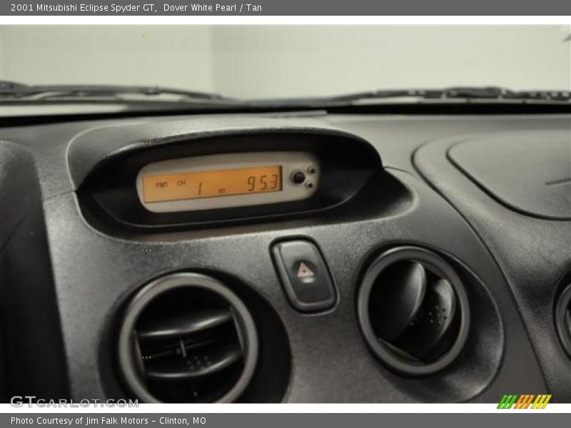 Dover White Pearl / Tan 2001 Mitsubishi Eclipse Spyder GT