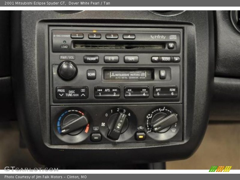 Dover White Pearl / Tan 2001 Mitsubishi Eclipse Spyder GT