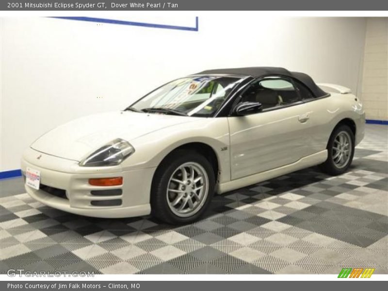 Dover White Pearl / Tan 2001 Mitsubishi Eclipse Spyder GT