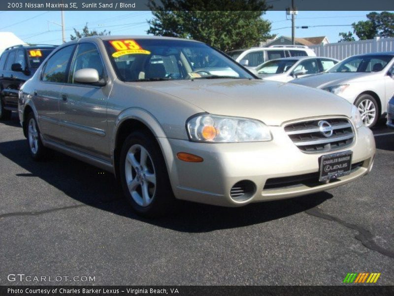 Sunlit Sand / Blond 2003 Nissan Maxima SE
