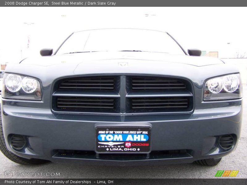 Steel Blue Metallic / Dark Slate Gray 2008 Dodge Charger SE