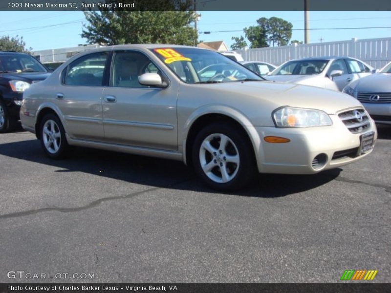 Sunlit Sand / Blond 2003 Nissan Maxima SE