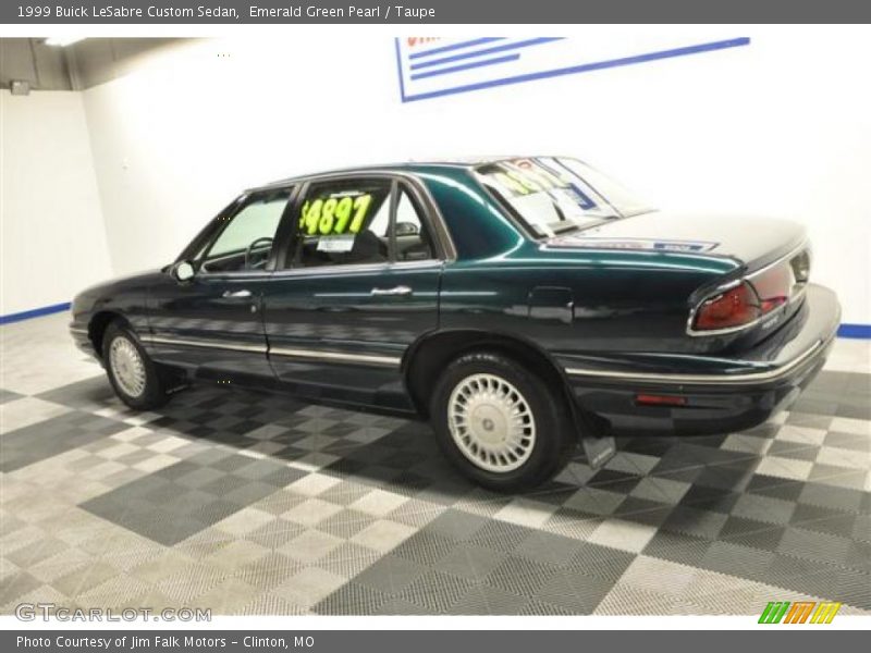 Emerald Green Pearl / Taupe 1999 Buick LeSabre Custom Sedan
