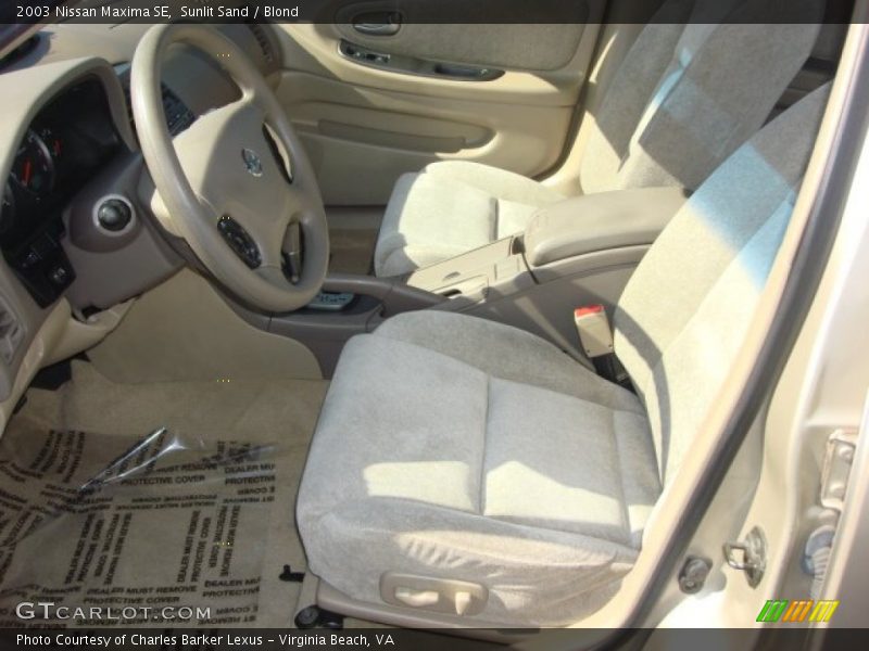 Sunlit Sand / Blond 2003 Nissan Maxima SE