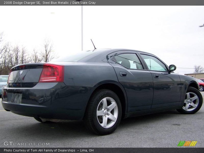 Steel Blue Metallic / Dark Slate Gray 2008 Dodge Charger SE