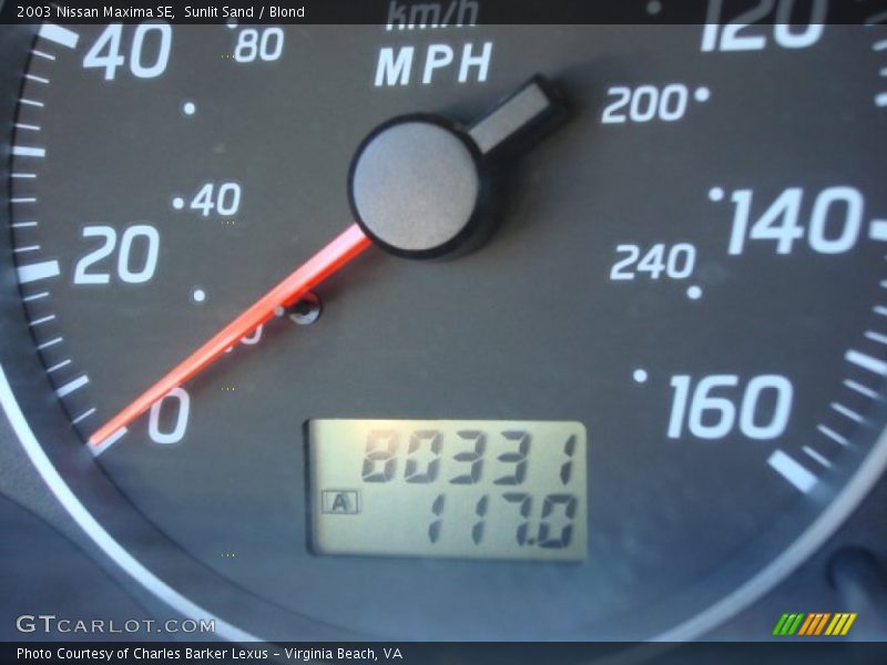 Sunlit Sand / Blond 2003 Nissan Maxima SE