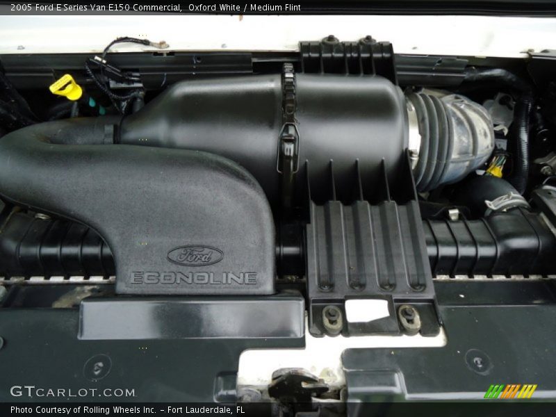 Oxford White / Medium Flint 2005 Ford E Series Van E150 Commercial