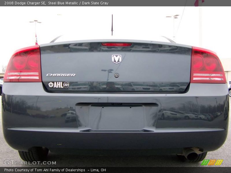 Steel Blue Metallic / Dark Slate Gray 2008 Dodge Charger SE